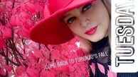 عکس خوش آب و رنگ بهاره رهنما در کانادا