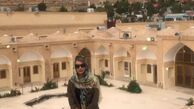 شبنم قلی خانی در هتلی صحرایی + عکس