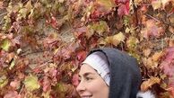 سمانه پاکدل در دل برگ های زیبای پاییزی + عکس
