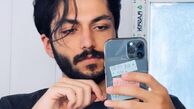 سلفی کیسان دیباج در اتاق گریم + عکس