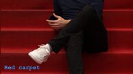 بازیگری که روی فرش قرمز رفت + عکس