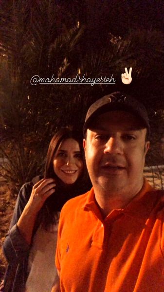 پیاده روی شبانه سحر دولتشاهی با دوستش + عکس