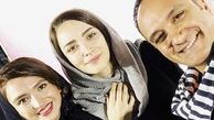 بهنوش طباطبایی و گلاره عباسی در کنار بازیگر همگناه + عکس