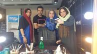 سامان صفاری در پشت صحنه خانه امن + عکس