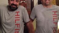 برزو ارجمند و‌دایی اش + عکس