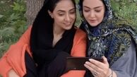 رزیتا غفاری در کنار دوستش + عکس