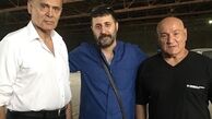 هومن حاجی عبداللهی و دوستان پیشکسوتش + عکس
