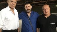 هومن حاجی عبداللهی و دوستان پیشکسوتش + عکس