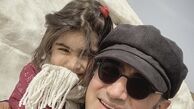 کوروش سلیمانی و دخترش در کوهستان برفی + عکس