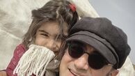 کوروش سلیمانی و دخترش در کوهستان برفی + عکس