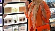 تیپ نارنجی بهاره رهنما در رونمایی از عطرش+عکس