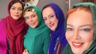دورهمی‌خانم‌های بازیگر در خانه فلور نظری + عکس