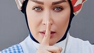 لباس عجیب سارا منجزی پور + عکس