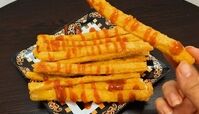 طرز تهیه سیب زمینی متری بازاری با طعمی بی نظیر