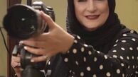 مریم امیرجلالی در حال عکاسی + عکس