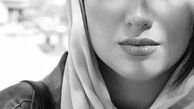 عکس سیاه و سفید هانیه غلامی
