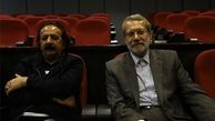 حضور لاریجانی در اکران خصوصی فیلم محمد رسول‌الله(ص) 
