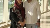 حمیدرضا پگاه و همسرش + عکس