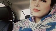 حدیثه تهرانی در ماشین شخصیش + عکس
