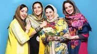 دورهمی نوروزی فاطمه معتمدآریا، بهنوش، نیکی و بهاره/عکس‌