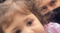 سلفی شاهرخ استخری با دختر شیطونش + عکس