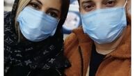 سلفی جدید بابک جهانخش با همسرش + عکس