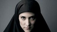 ژست جالب بازیگر زن ایرانی/عکس
