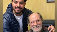 سینا مهراد و پدر آقازاده اش + عکس