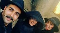 پوریا پورسرخ در لباس عزا + عکس
