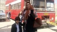 زاله صامتی‌و‌پسرش در تهران قدیم + عکس