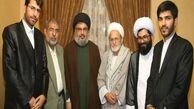 لبخند شجونی در کنار سیدحسن نصرالله /عکس