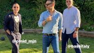 دوستان خارجی پیمان معادی + عکس
