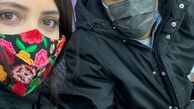 شبنم قربانی وو همسرش + عکس