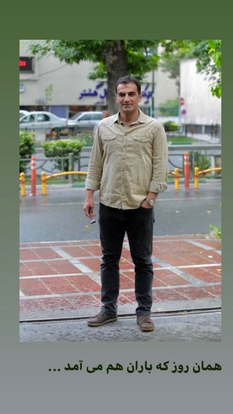 استایل ساده آقای بازیگر در خیابان های تهران + عکس