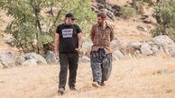 پیمان معادی با گریم متفاوتی در درخت گردو + عکس
