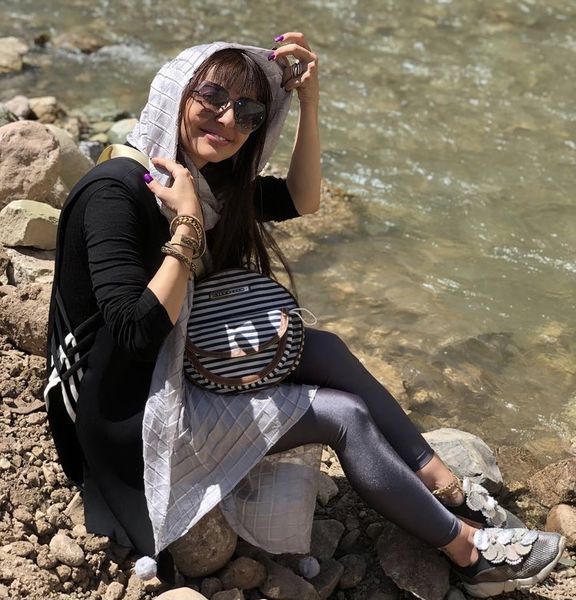 تیپ لب رودخونه ای نفیسه روشن + عکس