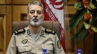 بازدید فرمانده کل ارتش از ناوگان شمال و منطقه چهارم دریایی ارتش