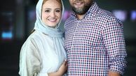 عکس احساسی گلاره عباسی و همسرش