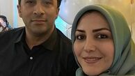 سلفی المیرا شریفی مقدم با همسرش + عکس