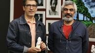 فرهاد جم در کنار نویسنده و کمدین مشهور + عکس