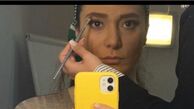 سلفی مینا وحید در اتاق گریم + عکس