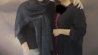 فریبا نادری در کنار دوستش + عکس