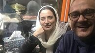 سلفی رامبد جوان و نگار جواهریان در رستوران + عکس