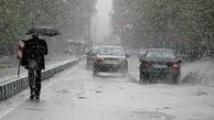 تداوم برف و باران در تهران