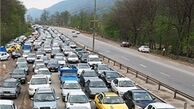 ترافیک سنگین در محورهای هراز و فیروزکوه 