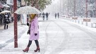 برف و کولاک در ارتفاعات البرز