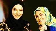 لیلا اوتادی در کنار دوستش + عکس