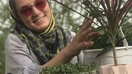 عشق و علاقه سحر ولد بیگی به گل و گیاه + عکس