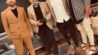 یوسف تیموری و حمید لولایی در یک برنامه تلویزیونی + عکس