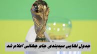 جدول نهایی سیدبندی جام جهانی اعلام شد + روز و مکان قرعه کشی